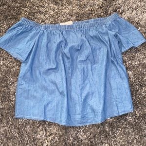 Off the shoulder shirt